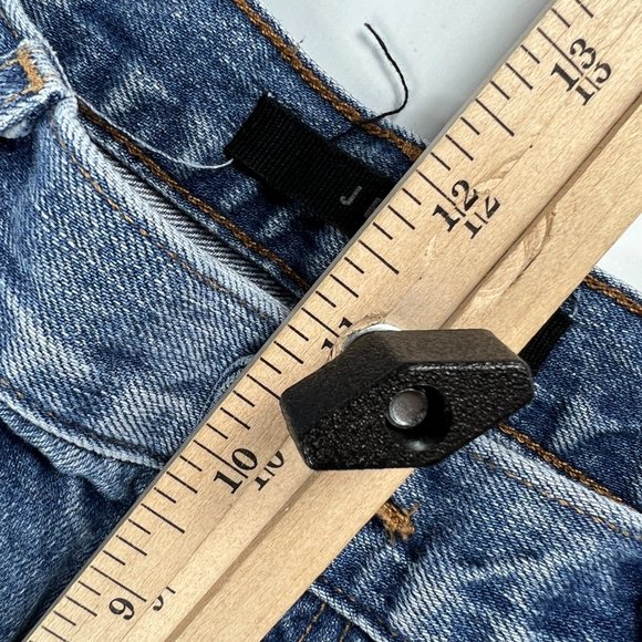 J Brand Jeans Women's 28 Tate Boyfriend Senska Destruct Blue Distressed Denim - Picture 15 of 16